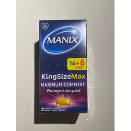 Boîtes De 20 Préservatifs Kingsizemax Manix