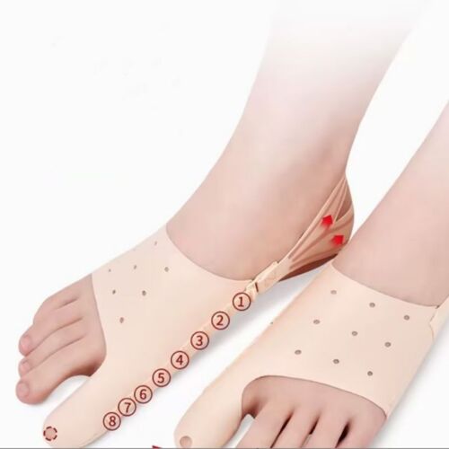 Correcteur D'oignon Pour Hallux Valgus, Attelle De Redressement D'orteil Réglable M