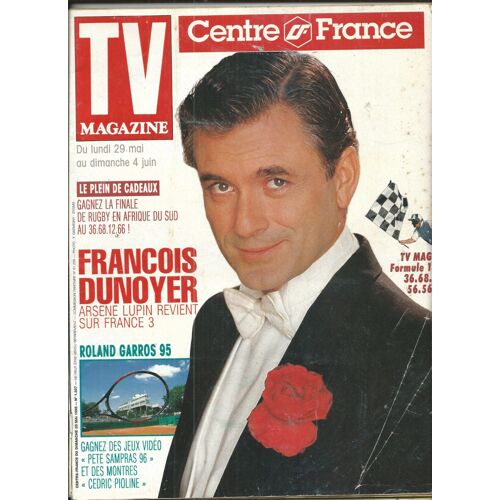 Tv Magazine 29/05/1995 François Dunoyer, Sege Lama, Murray Head, Séverine "Disney", Christian Morin, Sheila, Roger Pierre, Jimmy Page & Robert Plant, Lida De Suza,Noami Campbell, Melody Vilbert,Baffie