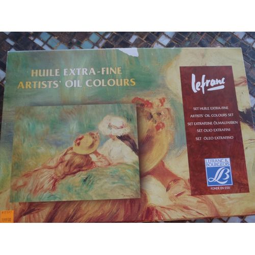 Coffret Huile Extra Fine Lefranc Bourgeois Artists Oil Colours