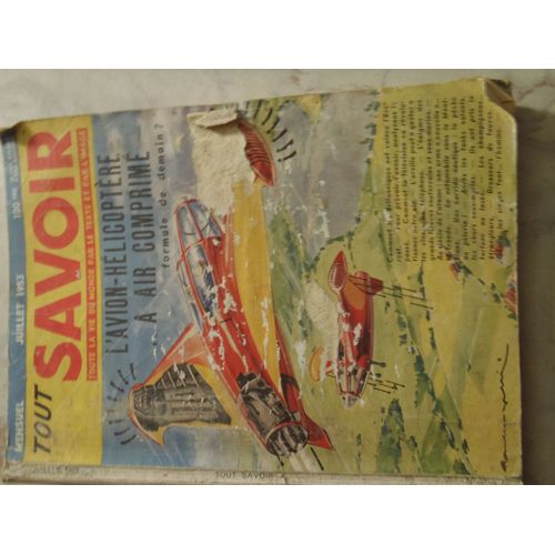 Revue Tout Savoir Juillet 1953