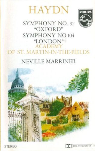 Haydn Academy Of St. Martin-In-The-Fields Neville Marriner Haydn Symphonies No. 92 "Oxford" No. 104 "London