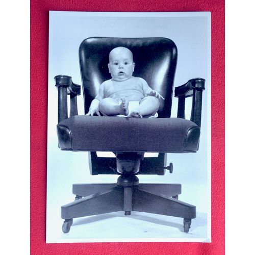 Ancienne Carte Postale Bebe Humour "The Boss" Collection Humour À La Carte.