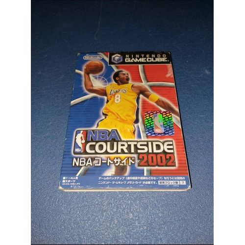 Nba Courtside 2002 Nintendo Gamecube J Jap Japan Japonaise