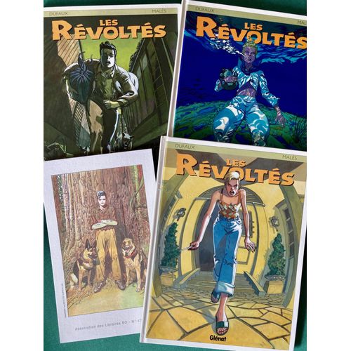 Les Révoltés T1 À T3 + Ex-Libris - E.O.
