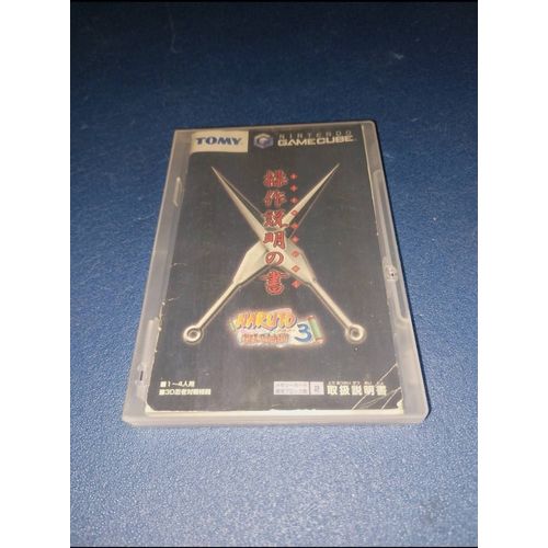 Naruto Gekitou Ninja Taisen 3 Nintendo Gamecube J Jap Japan Japonaise