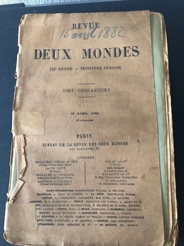 Revue Des Deux Mondes - 15 Avril 1882