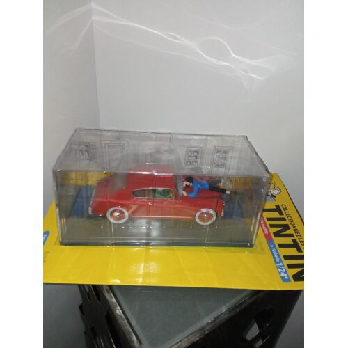 Lancia Aurélia Tintin - Hachette 1/24, Rouge, Sous Blister - Occasion