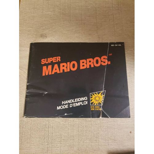 Notice Manuel Originale De Jeu Super Mario Bros Nintendo Nes En Fra