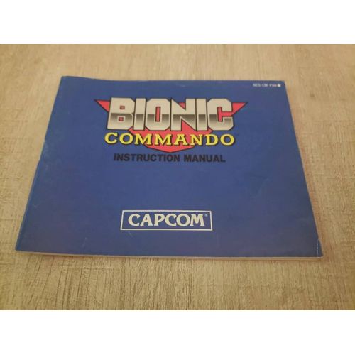 Notice Manuel Bionic Commando Officielle - Nintendo Nes En Fra Originale