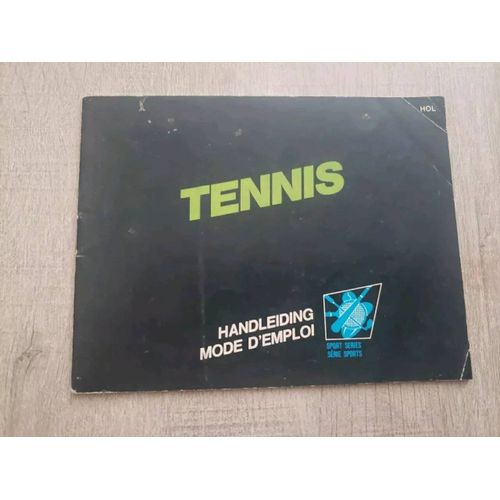 Notice Manuel Originale Du Jeu Nintendo Nes Tennis En Fra