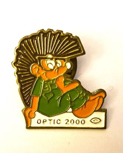 Pins Marques Optic 2000 Herisson Vert