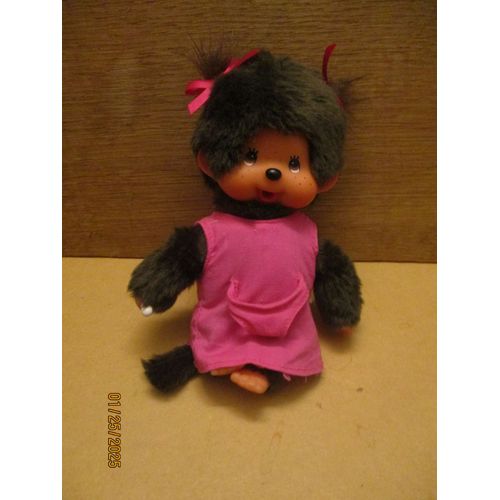 Peluche Kiki En Robe Rose