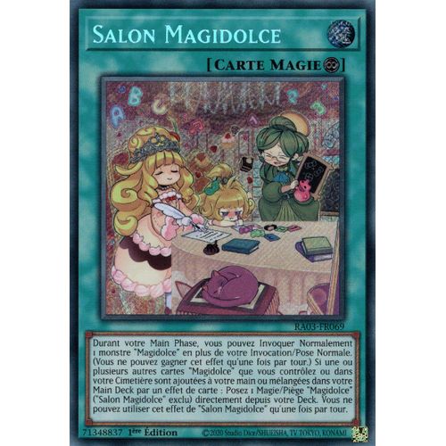 Yu Gi Oh Ra03 Fr069 Salon Magidolce Secrete Rare