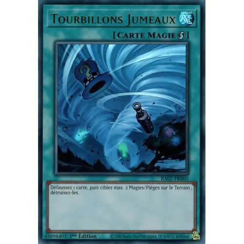 Yu Gi Oh Ra02 Fr060 Tourbillons Jumeaux Ultra Rare
