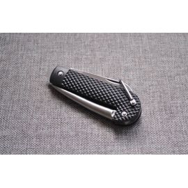Couteau Marin Nautique Multifonctionnel Avec Démanilleur En Acier Et Manche Noir Plastique Dur