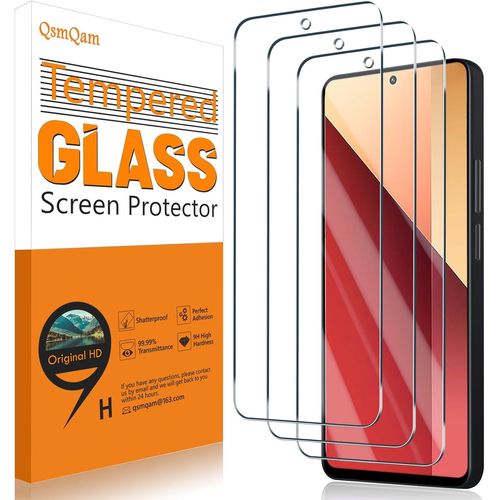 3 Pièces Verre Trempé Pour Xiaomi Redmi Note 13 4g / Redmi Note 13 Pro (4g/5g) / Poco X6 / Poco X6 Pro, 9h Dureté Protege Ecran Écran, Hd Vitre Protection, Anti-Rayures,Sans Bulles D'air
