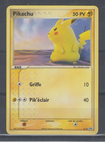 Carte Pokemon Pikachu 6/10