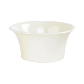 Pot Évasé Céramique Plantes Fleurs Bonsai Ivyline Essentials 3127cg Blanc Crème Brillant Diamètre 24 Cm Faïence Uk Import Grande Bretagne