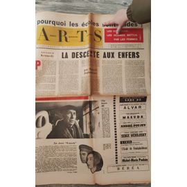 Journal Hebdomadaire Arts - A.R.T.S N°939 Décembre 1963
