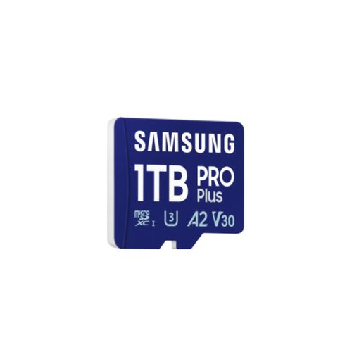 Samsung PRO Plus MB-MD1T0SA - Carte mémoire flash (adaptateur microSDXC vers SD inclus(e)) - 1 To - A2 / Video Class V30 / UHS-I U3 - microSDXC UHS-I