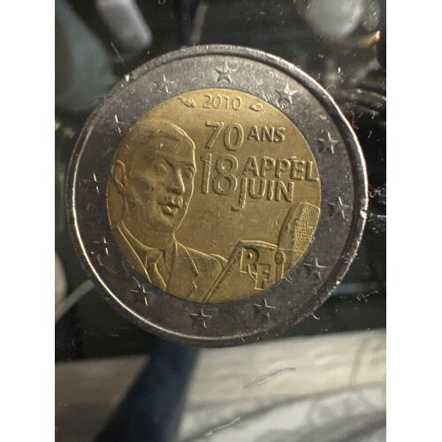 Pièce De 2 Euro 70 Ans Appel 18 Juin