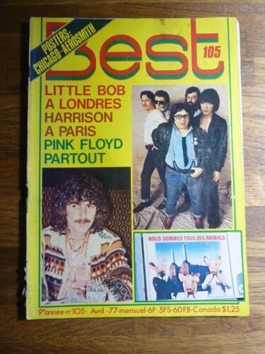 Best N°105 De 1977 - Little Bob - Georges Harrison - Pink Floyd - Deep Purple