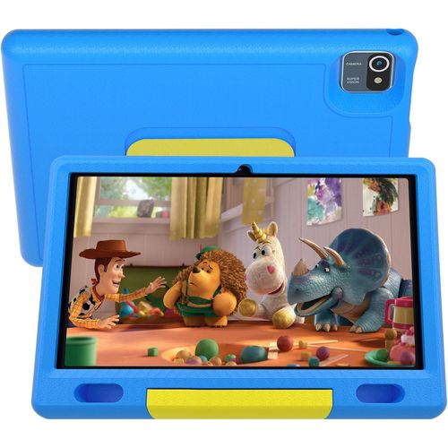Tablette pour Enfants 10 Pouces Android 13 Tablette Enfants, 2 GB RAM 8GB ROM, IPS 1280 x 800,Applications Pre-Installe,Bluetooth, Double Camer, WiFi Tablette Educative avec Kid-Proof Etui