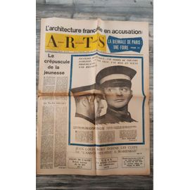 Journal Hebdomadaire Des Arts - A.R.T.S N°837 Octobre 1961