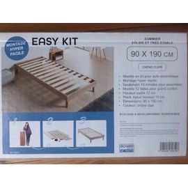 2 Sommiers À Lattes 90 Cm X 190 Cm