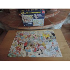 Puzzles Jan Van Haasteren : 2 Puzzles De 1000 Pièces - "Fruits De Mer" Et "Le Tournoi Des Confiseurs"