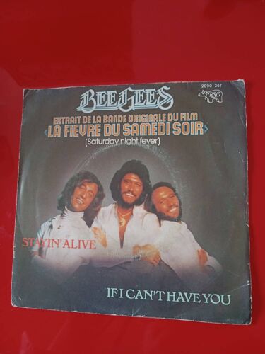 45 Tours Bée Gees Musique Du Film La Fièvre Du Samedi Soir