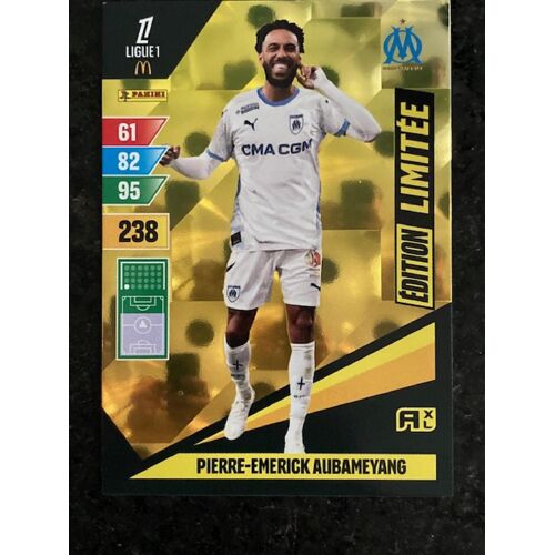 Carte Panini Adrenalyn Xl Ligue 1 2024 2025 : Pierre-Emerick Aubameyang