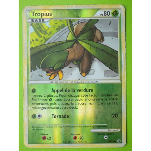 Pokemon Hs Dechainement Reverse Tropius 66/95