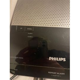 PHILIPS - Radio Réveil Alarme FM/MW - Philips AJ3226 Clock Radio