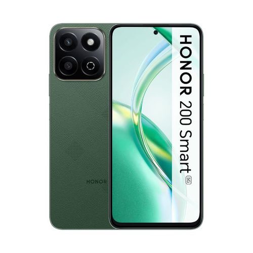 Honor 200 Smart 5G 17,3 cm (6.8") Double SIM Android 14 USB Type-C 4 Go 256 Go 5200 mAh Vert