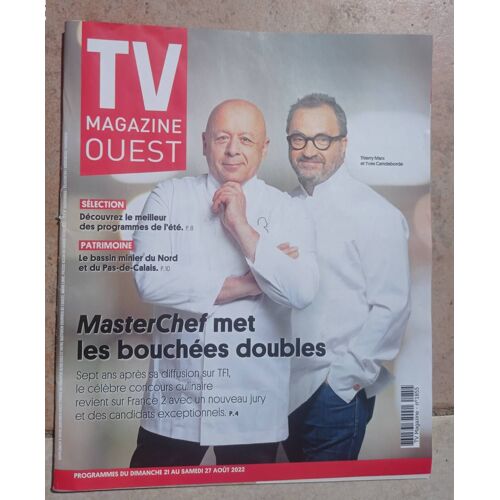 Tv Magazine 1855 : Mastechef Met Les Bouchées Doubles 