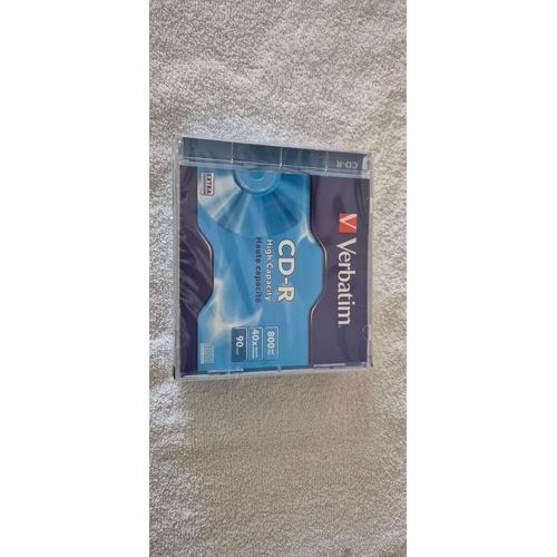 VERBATIM - 4 x CD-R - High Capacity - 800MB - 40 x Speed - 90 Min - Extra protection - Scellés -
