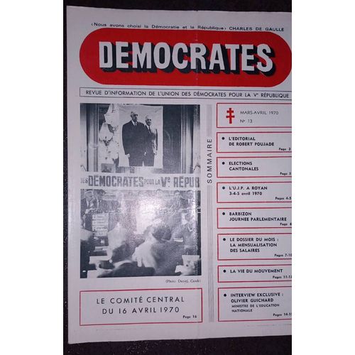 Revue Démocrates N*13