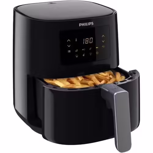 Philips Essential HD9252 - Friteuse avec peu d'huile - 4.1 litres - 1.4 kWatt - noir / argent