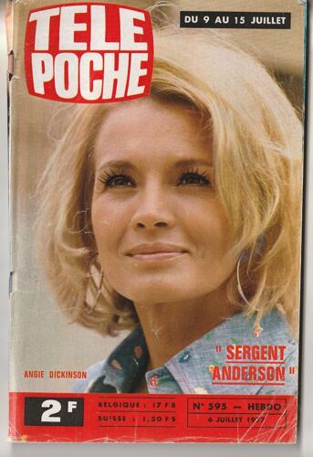 Jean Claude Pascal En Roman Photo 5p/ Angie Dickinson 2p/Claude Francois 1/2p/ 2 Photos De Sheila Avec Zitrone Et Avec B.Devotion En Pages Télé + 1 En Pages Jeu / 595