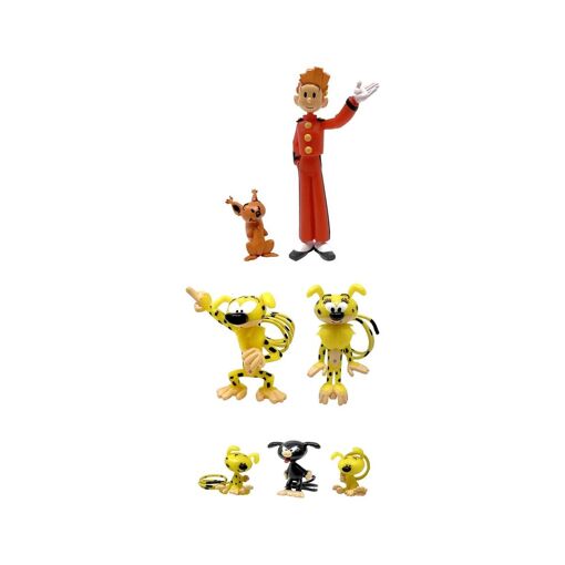 Figurine Marsupilami : Madame Marsu Et Le Bébé - Plastoy 2006 (Collection, Boîte)