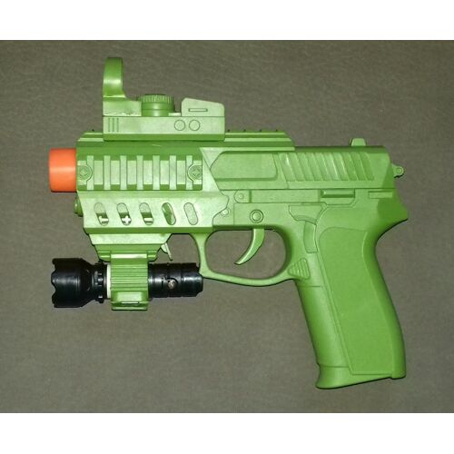 Pistolet Sonore Et Lumineux - Lampe Torche Amovible