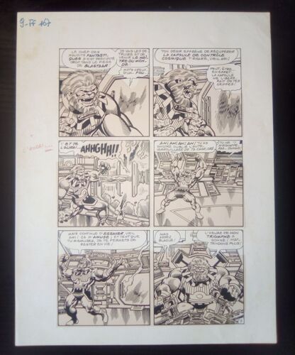 Planche Montage Nova 130, Les Fantastiques-John Byrne, Lug 1988