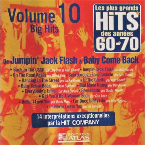 Les Plus Grands Hits Des Années 60-70  N° 10 : Planete Musicale