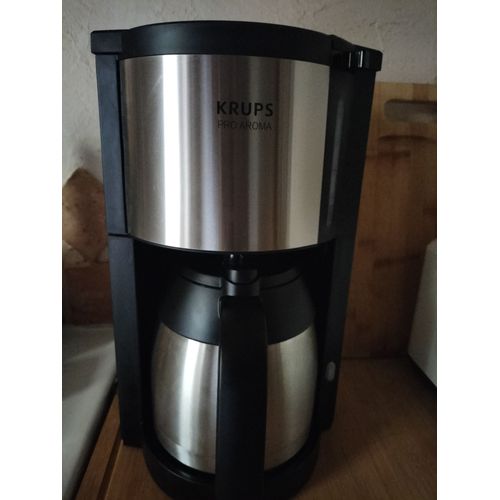 Cafetière Filtre Isotherme Krups Pro Aroma Noir, avec cafetière isotherme