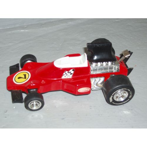 Ancienne  Voiture Tout Metal  Formule 1 Rouge-Tonka