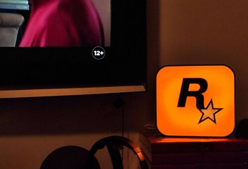 Lampe Led Rockstar Gta Décoration Gaming Lamp Grand Theft Auto V San Andreas