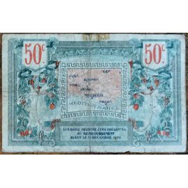 Billet 50 Centimes Chambre De Commerce Région Provençale - 1922 - R Série 34