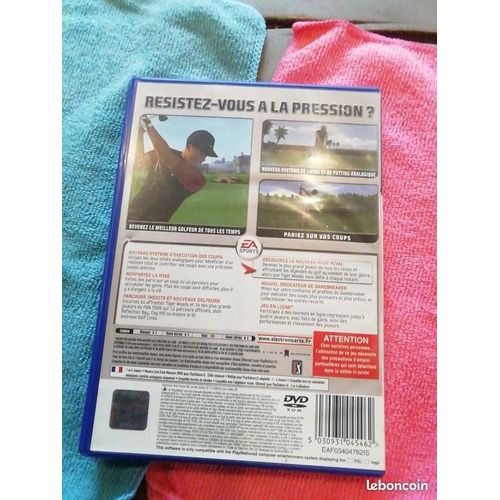Jeu Tiger Woods Pga Tour 06 Ps2 Pal Fr Manque La Notice Très Bel État